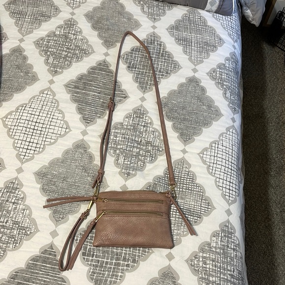 Handbags - Cross body dusty pink bag